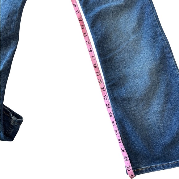 Y2K Levi’s 518 Super Low Stretch Boot Cut Jeans Denim Blue Size 13 Juniors - Picture 11 of 11